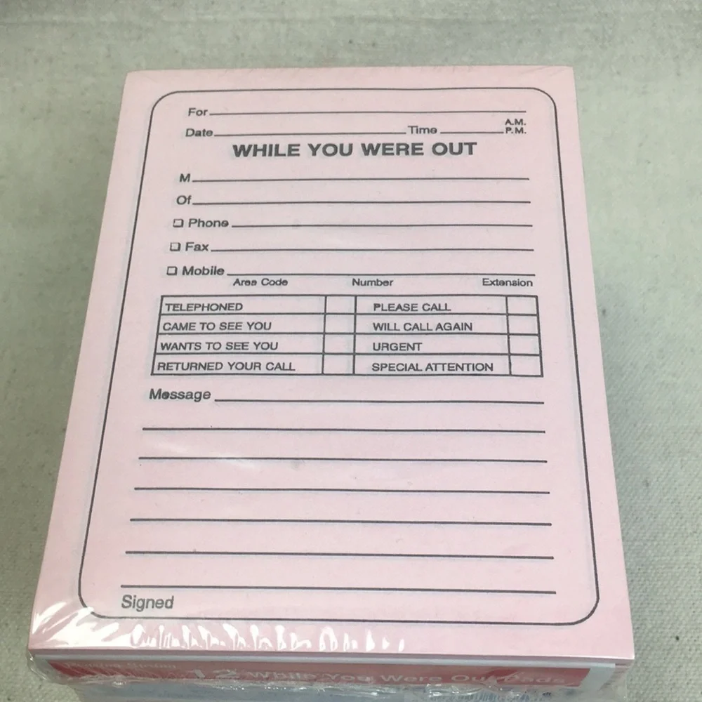24 Roaring Spring While you were out Notepads NEW